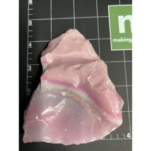 Purple Lavender Pink Multicolor Layered Slag Art Glass Cullet #XL2365 - Picture 8 of 8